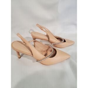 Crystaline 75 Slingback Pump by Stuart Weitzman size 8.5.s58